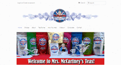 Desktop Screenshot of mrsmccartneysteas.com